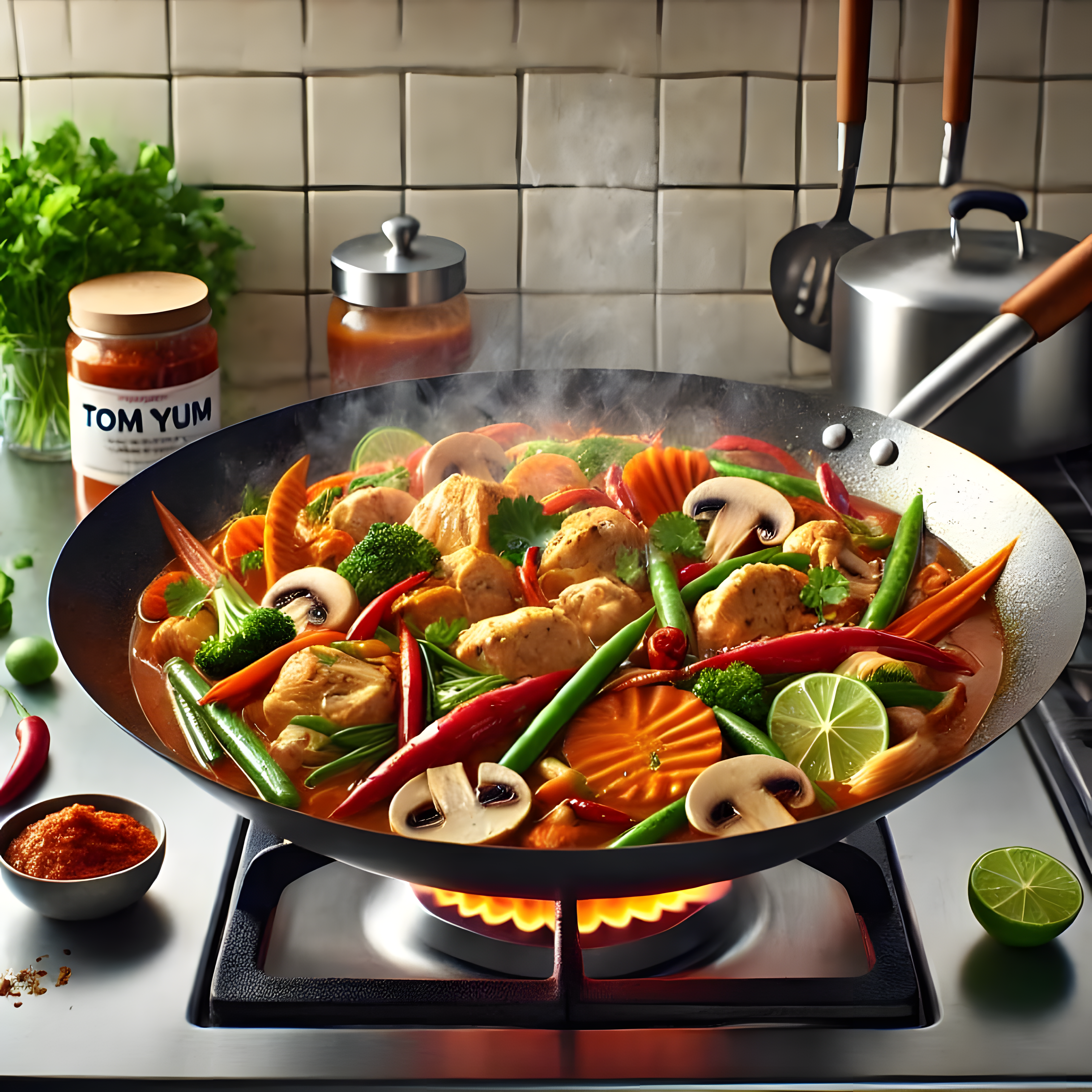 Azja WOK Restaurant Interior